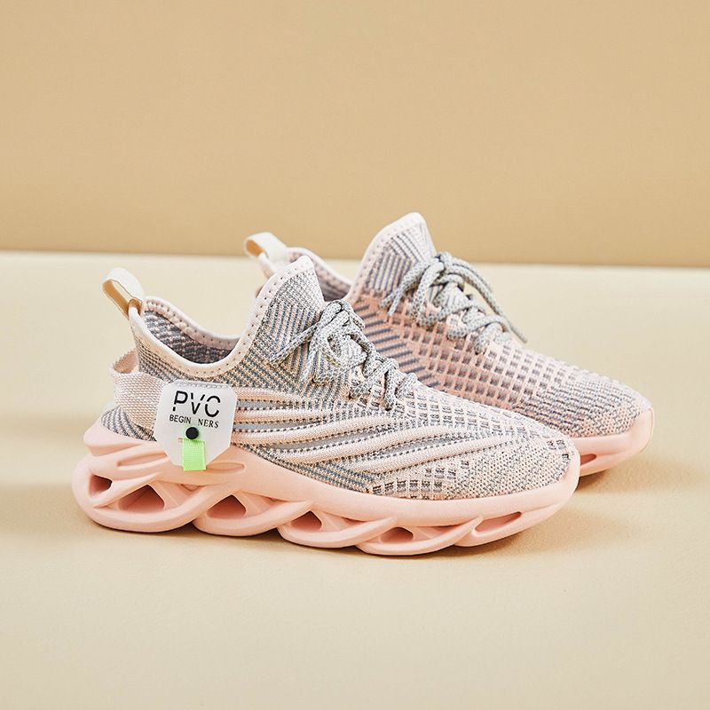 Running Shoe Woman Sneaker Running Shoe Lady Girl Ins Korean Couple Style Flyknit Shoes Summer New Student Sports Shoes Breathable Running Casual Shoes