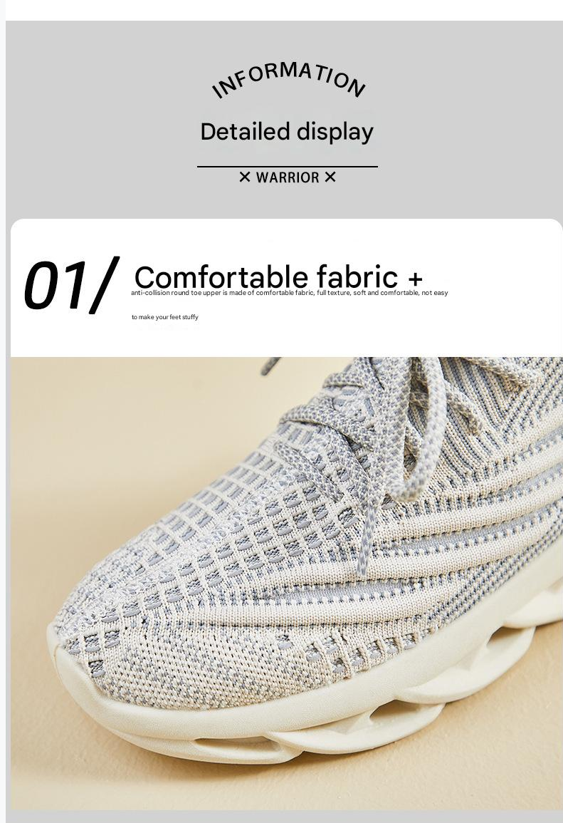 Running Shoe Woman Sneaker Running Shoe Lady Girl Ins Korean Couple Style Flyknit Shoes Summer New Student Sports Shoes Breathable Running Casual Shoes