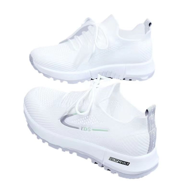Running Shoe Woman Sneaker Running Shoe Lady Girl Summer Women's Shoes Fly Woven Mesh Surface Leisure Sports Shoes Running Shoes Ultra Light Student Shoes for Women