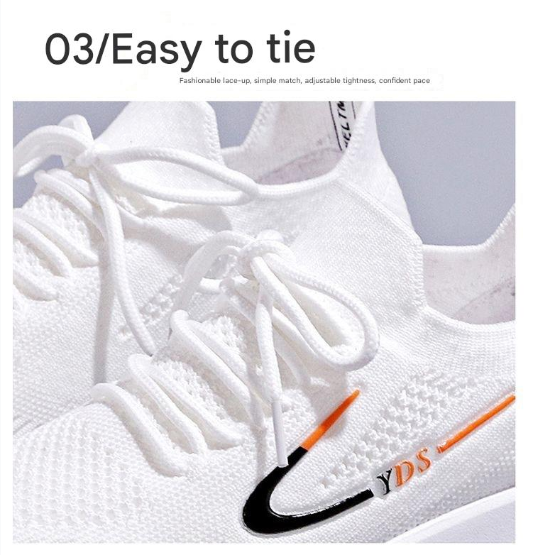 Running Shoe Woman Sneaker Running Shoe Lady Girl Summer Women's Shoes Fly Woven Mesh Surface Leisure Sports Shoes Running Shoes Ultra Light Student Shoes for Women