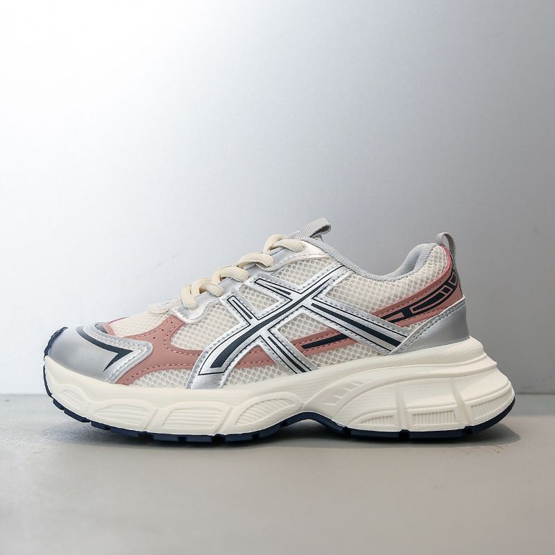 Sneaker Woman Sneaker Shoe Woman Sneaker Lady Shoe Summer New Breathable Dad Shoes Female Instagram Student Casual Shoes Women's Thick Soled Running Shoes