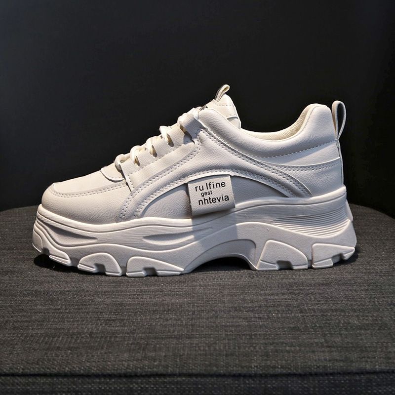 Sneaker Woman Sneaker Shoe Woman Sneaker Lady Shoe Spring New Korean Version Dad Shoes Female Student Internet Celebrity Sports Shoes Women's Casual Thick Soled Height Increasing Shoes