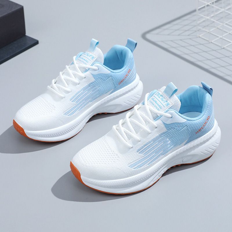 Sneaker Woman Sneaker Shoe Woman Sneaker Lady Shoe Women's Casual Shoes White Shoes Flyknit Running Shoes Fashionable Spring New Breathable Casual Sports Shoes for Women