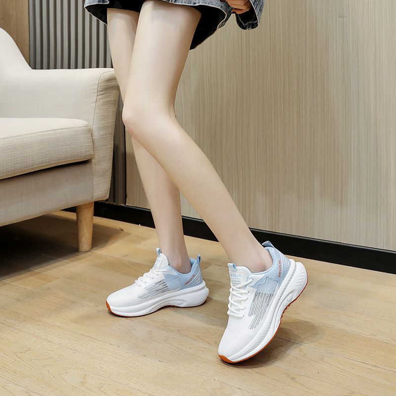 Sneaker Woman Sneaker Shoe Woman Sneaker Lady Shoe Women's Casual Shoes White Shoes Flyknit Running Shoes Fashionable Spring New Breathable Casual Sports Shoes for Women