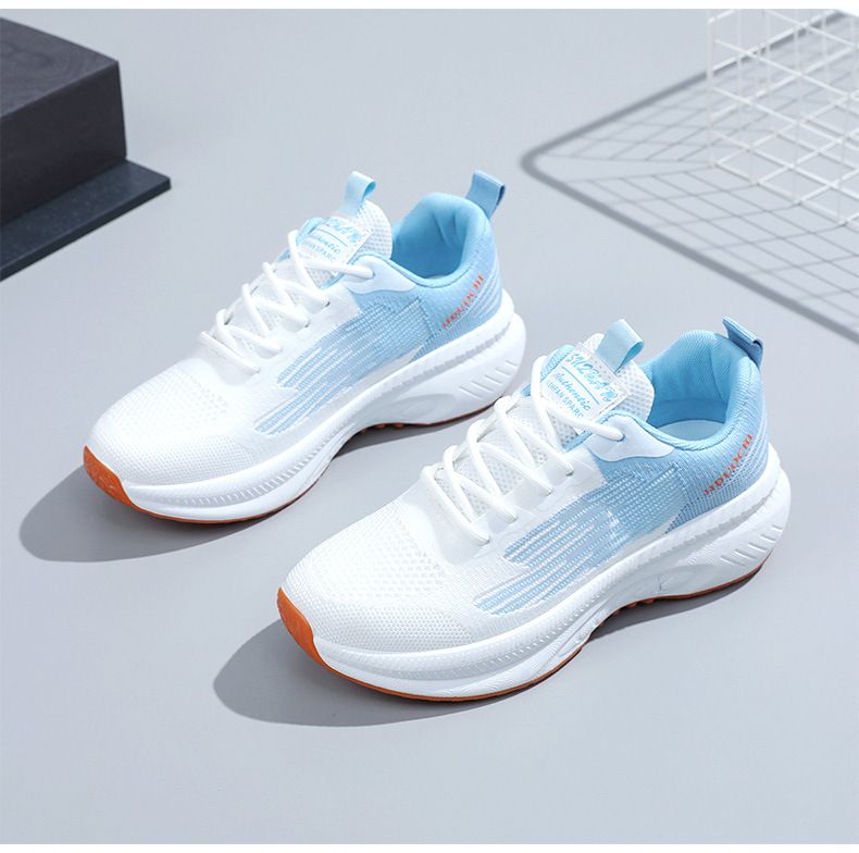 Sneaker Woman Sneaker Shoe Woman Sneaker Lady Shoe Women's Casual Shoes White Shoes Flyknit Running Shoes Fashionable Spring New Breathable Casual Sports Shoes for Women