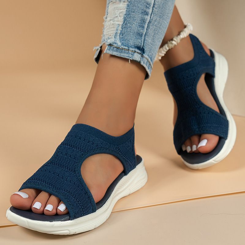 Sandal Women Sandal Shoe Sandal Girl Sandal Lady Sandal Fashion Sandal Female Fish Toe Casual Slip on Fashion Plus Size Sports Sandals Low Heeled Women's Shoes