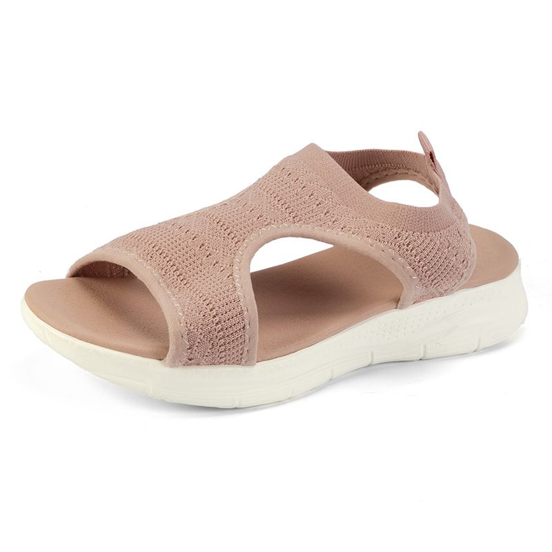 Sandal Women Sandal Shoe Sandal Girl Sandal Lady Sandal Fashion Sandal Female Fish Toe Casual Slip on Fashion Plus Size Sports Sandals Low Heeled Women's Shoes