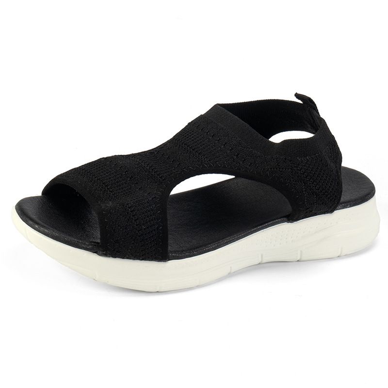 Sandal Women Sandal Shoe Sandal Girl Sandal Lady Sandal Fashion Sandal Female Fish Toe Casual Slip on Fashion Plus Size Sports Sandals Low Heeled Women's Shoes