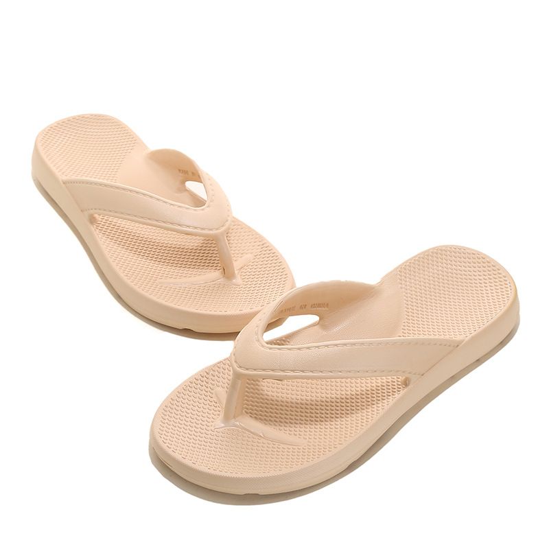 Slipper Lady Women Fanshionable EVA Men's Flip Flops External Wearing Beach Shoes Couple Shock-Absorbing Arch Support Cool Slippers Girl