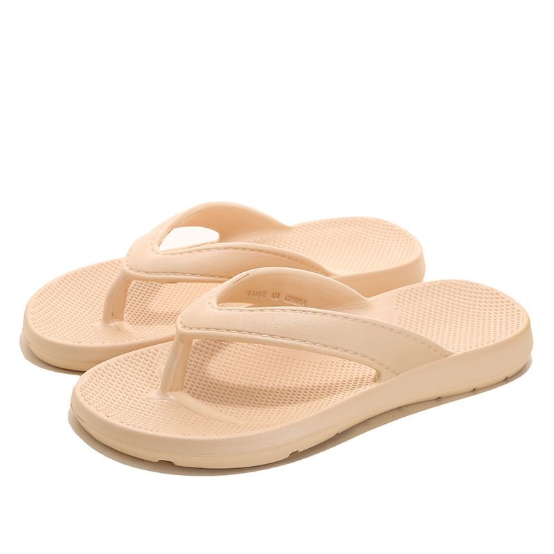 Slipper Lady Women Fanshionable EVA Men's Flip Flops External Wearing Beach Shoes Couple Shock-Absorbing Arch Support Cool Slippers Girl