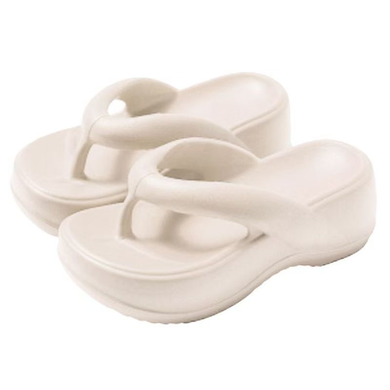 Slipper Lady Women Fanshionable Herringbone Thick Soled Slippers Spring Summer New Outdoor Fashion Beach Sponge Cake Shoes