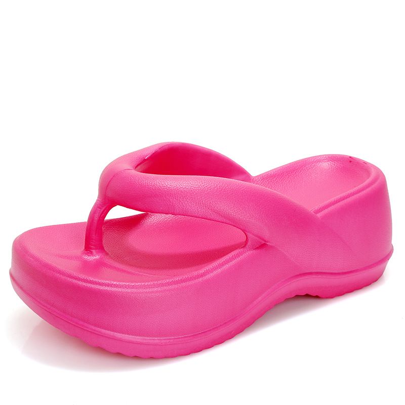 Slipper Lady Women Fanshionable Herringbone Thick Soled Slippers Spring Summer New Outdoor Fashion Beach Sponge Cake Shoes