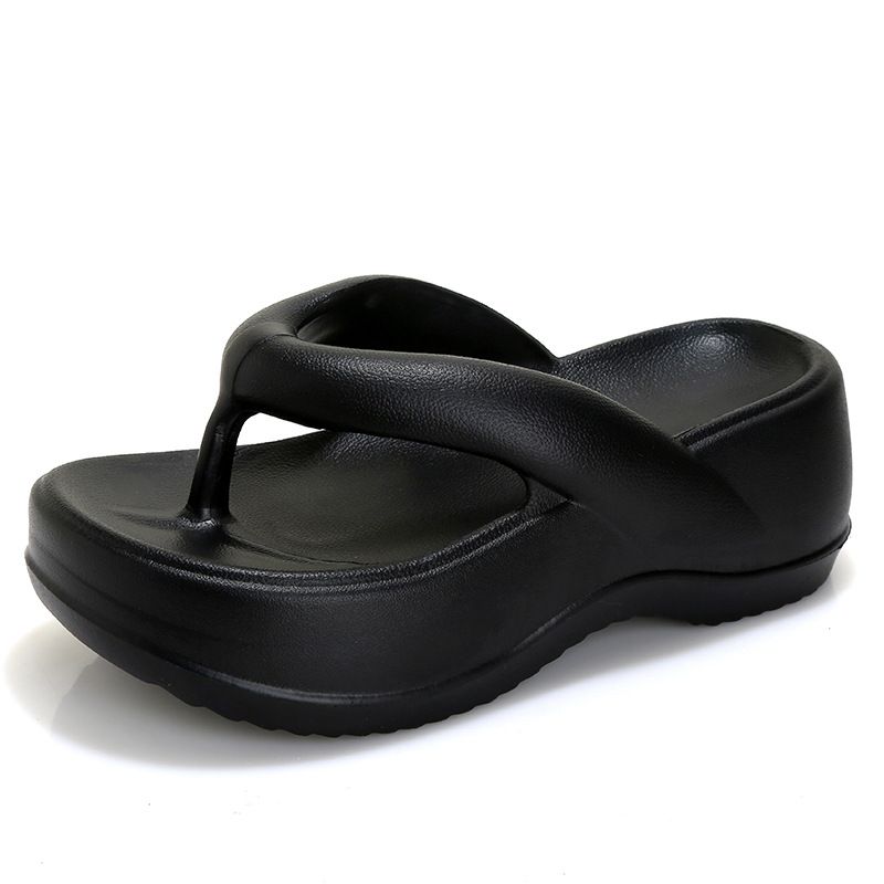 Slipper Lady Women Fanshionable Herringbone Thick Soled Slippers Spring Summer New Outdoor Fashion Beach Sponge Cake Shoes