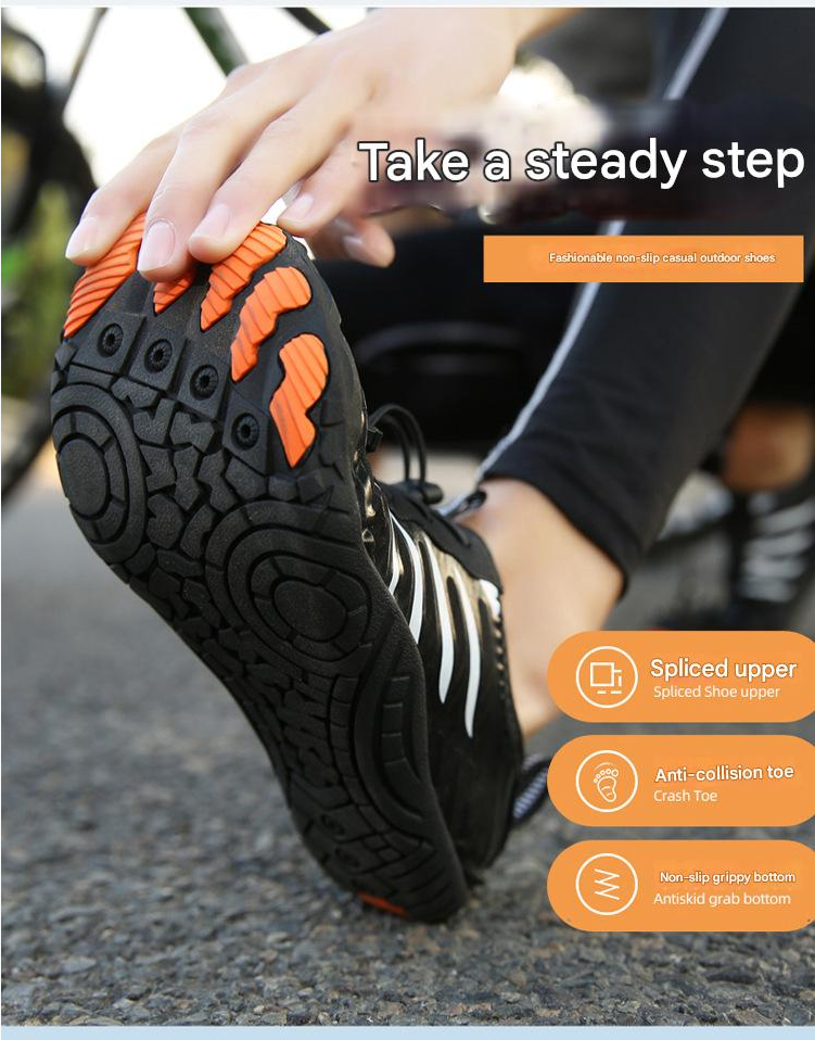 Rain Shoe Outdoor Beach Shoes Spring Summer Men's Women's Swimming Shoes Diving Snorkeling Wading Shoes Skincare Soft Soled Couple's Water Shoes