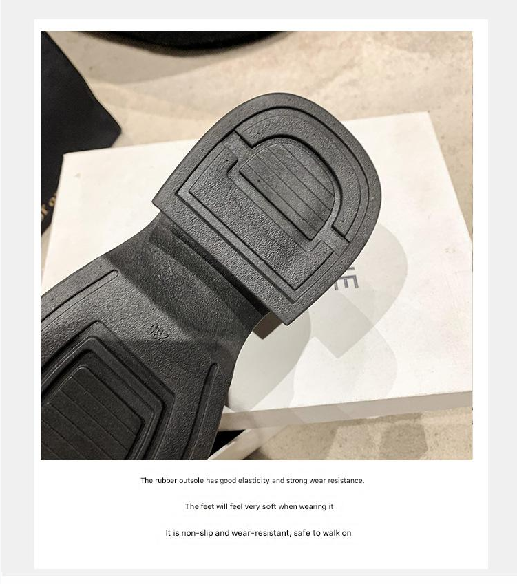 Leather Shoe Lady Oxford Shoe Mary Jane's Little Leather Shoes Female Thick Bottom Height Increase Spring New Sweet Bow Shallow Mouth Single Shoe One Character Buckle