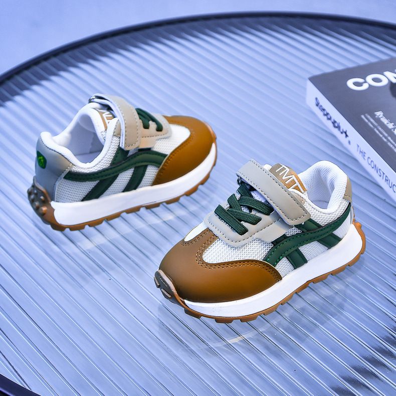 Kids Shoes Kids Sneaker Girls' Sports Shoes Spring Autumn New Mesh Breathable Children's Dad Shoes Boys' Soft Soled Casual Running Shoes