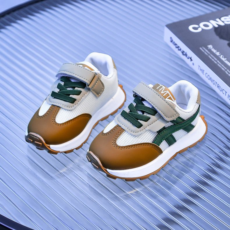 Kids Shoes Kids Sneaker Girls' Sports Shoes Spring Autumn New Mesh Breathable Children's Dad Shoes Boys' Soft Soled Casual Running Shoes