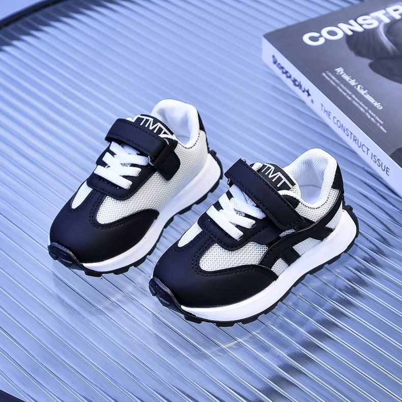 Kids Shoes Kids Sneaker Girls' Sports Shoes Spring Autumn New Mesh Breathable Children's Dad Shoes Boys' Soft Soled Casual Running Shoes