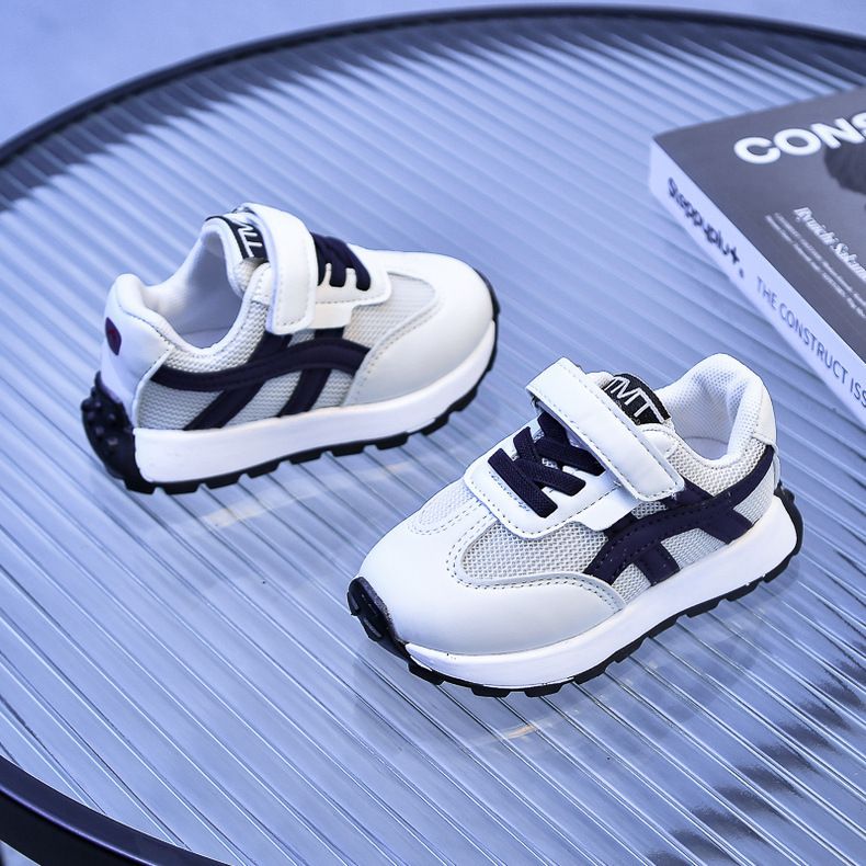 Kids Shoes Kids Sneaker Girls' Sports Shoes Spring Autumn New Mesh Breathable Children's Dad Shoes Boys' Soft Soled Casual Running Shoes