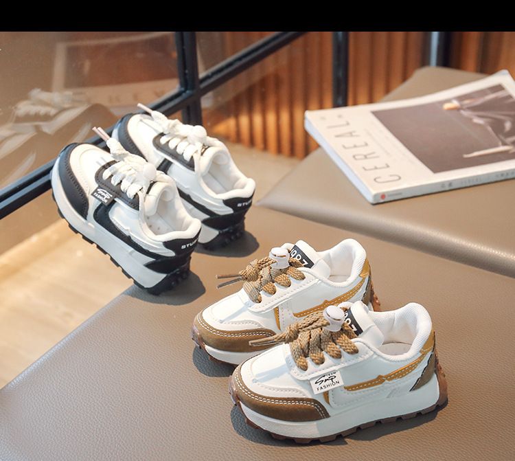 Kids Shoes Kids Sneaker Spring Autumn New Children's Forrest Gump Shoes Baby Sports Shoes Boys' Running Shoes Canvas Dad Shoes