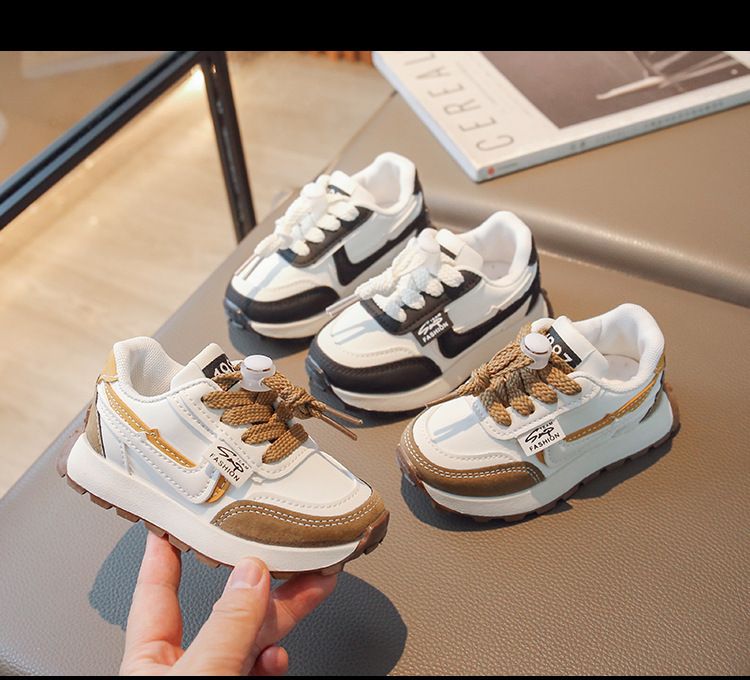Kids Shoes Kids Sneaker Spring Autumn New Children's Forrest Gump Shoes Baby Sports Shoes Boys' Running Shoes Canvas Dad Shoes