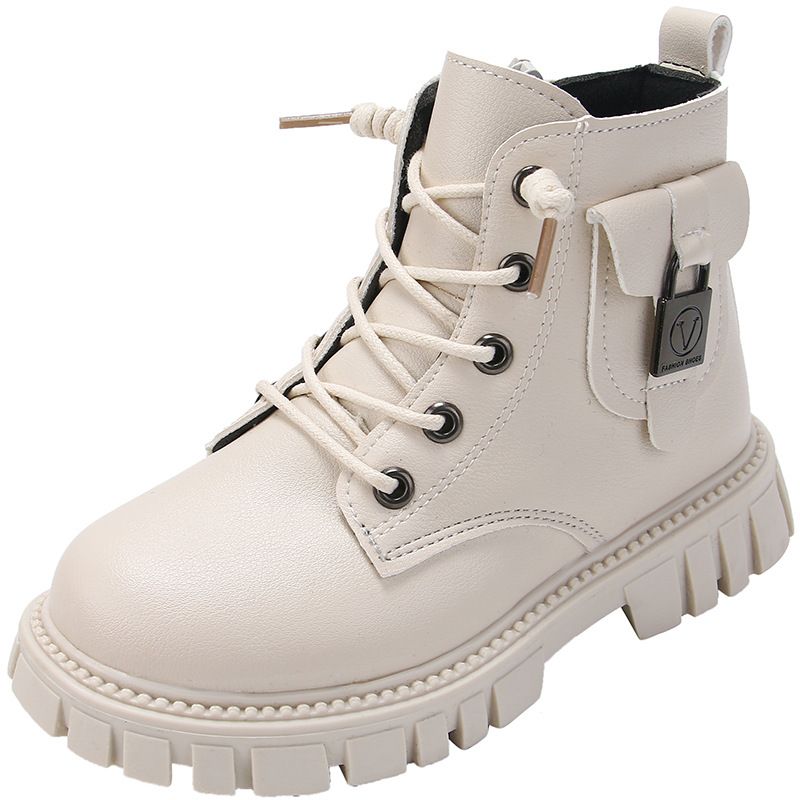 Girls' Fashionable Short Boots Winter New Boys' Versatile Martin Boots Children's Boots