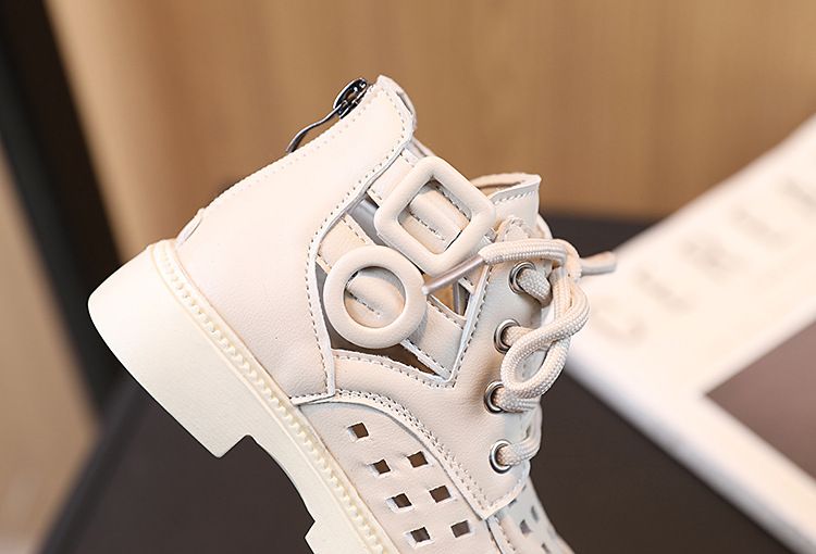 Spring Summer Little Boy's British Style Boots Casual Fashionable Comfortable Versatile Mid Length Sandals Girls' Stylish Sandals