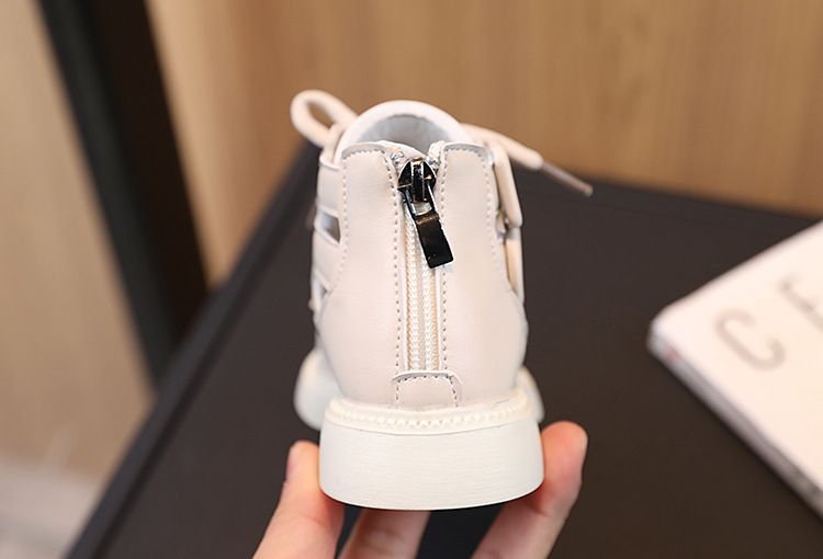 Spring Summer Little Boy's British Style Boots Casual Fashionable Comfortable Versatile Mid Length Sandals Girls' Stylish Sandals