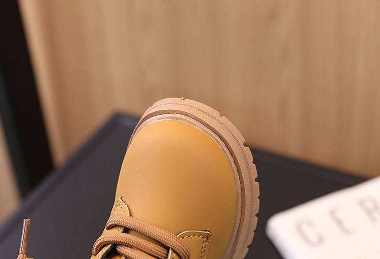 New Fashionable Classic British Style Little Boys' Mid Length Boots Girls' Stylish Versatile Boots