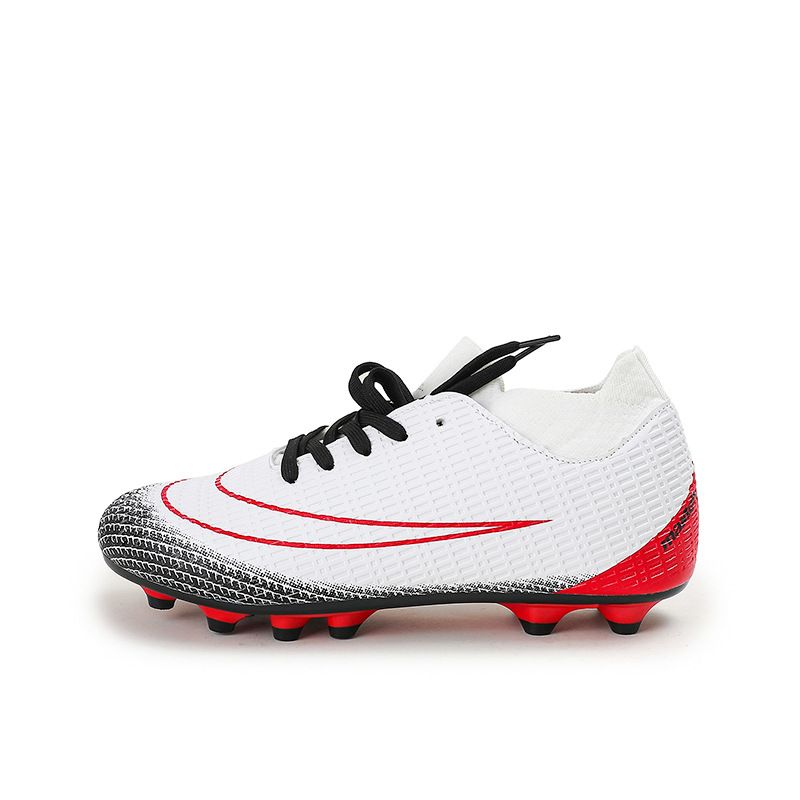 Soccer Football Shoe New Fashionable Tick Kids' Football Shoes Cristiano Ronaldo Assassin Artificial Ground Turf Indoor Sneakers Breathable Anti-Collision Sneakers