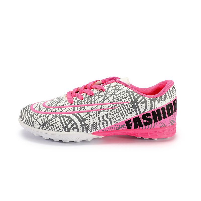 Soccer Football Shoe New Fashionable Tick Kids' Football Shoes Cristiano Ronaldo Assassin Artificial Ground Turf Indoor Sneakers Breathable Anti-Collision Sneakers