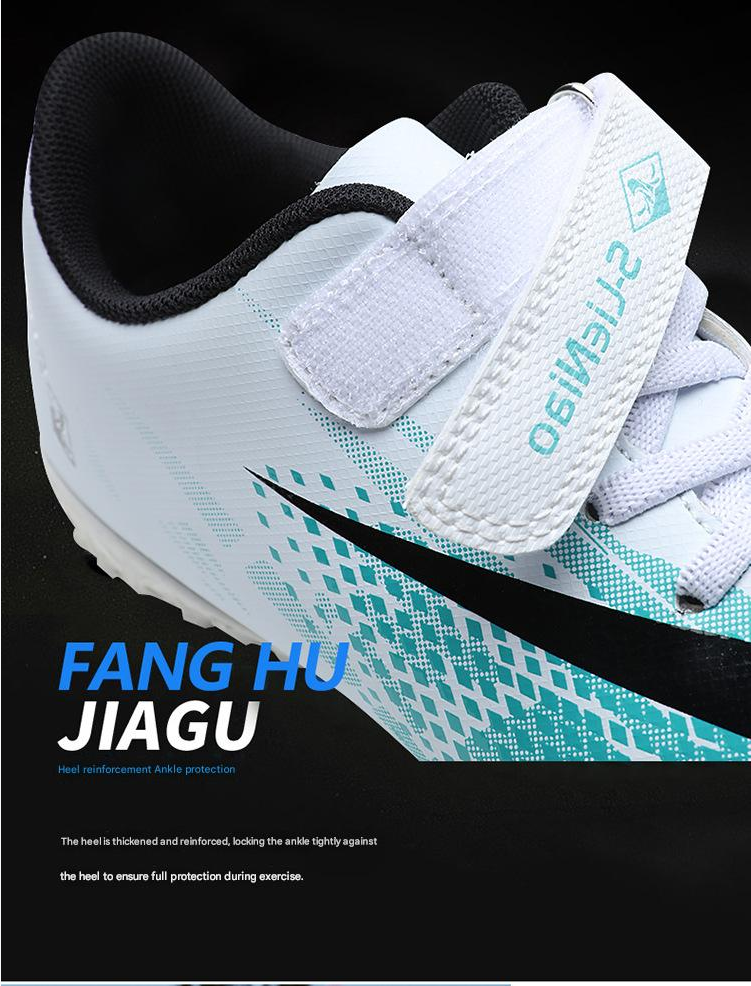 Soccer Football Shoe Children's Football Shoes Outdoor Sports Training Shoes Boys' Breathable Elementary School Students' AG Artificial Ground TF Turf Football Shoes