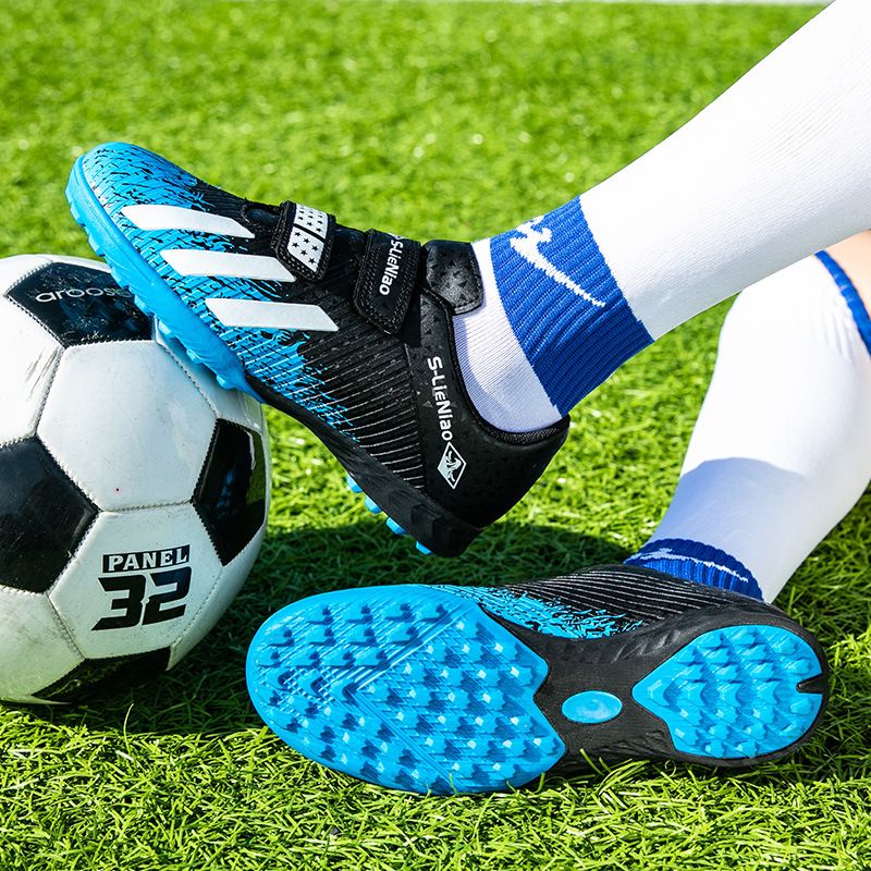 Soccer Football Shoe New Children's AG Artificial Ground TF Turf Soccer Shoes TF Elementary School Outdoor Training Anti Slip Sports Football Shoes