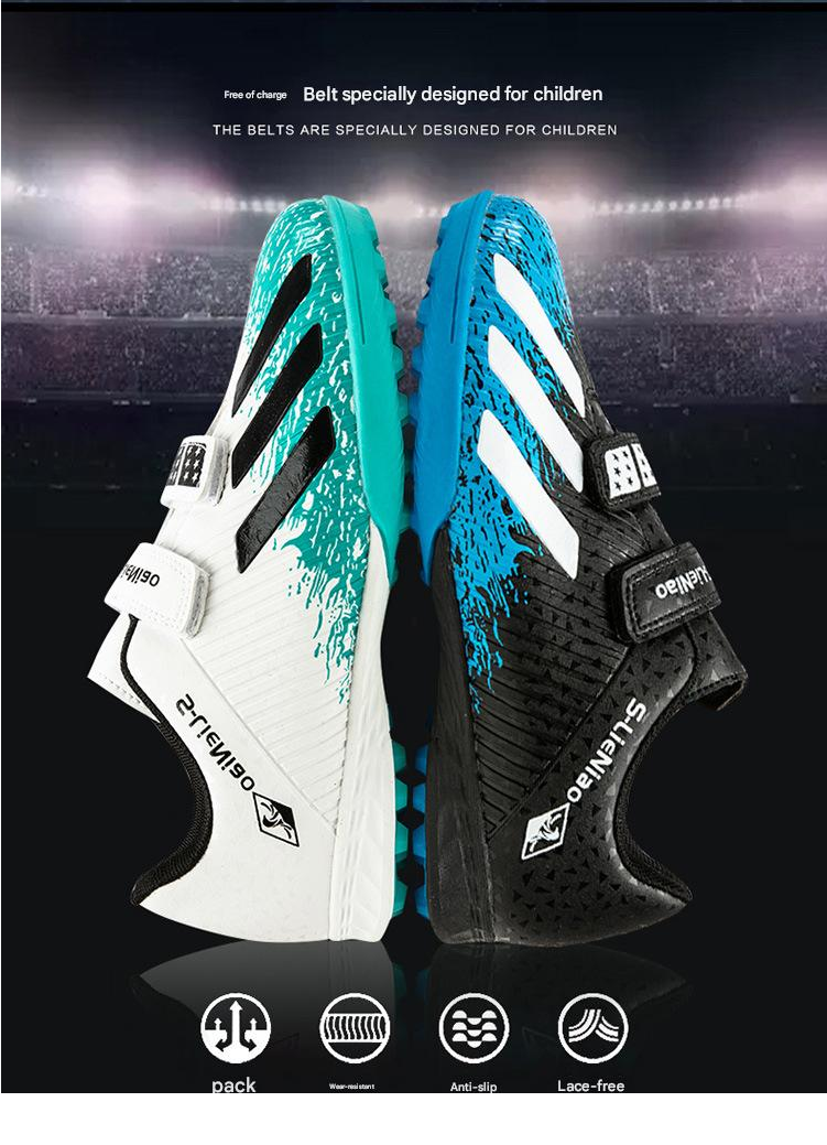 Soccer Football Shoe New Children's AG Artificial Ground TF Turf Soccer Shoes TF Elementary School Outdoor Training Anti Slip Sports Football Shoes