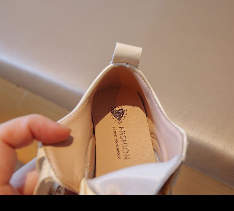 Loafer Kid Children's British Style Leather Shoes Spring Autumn New Boys' Black Soft Soled Casual Shoes Girl Princess Single Shoes