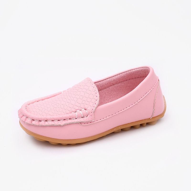 Loafer Kid Children's Macaron Colored Soft Soled Bean Shoes Unisex Casual Versatile Walking Shoes for Boys and Girls