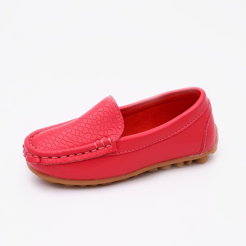 Loafer Kid Children's Macaron Colored Soft Soled Bean Shoes Unisex Casual Versatile Walking Shoes for Boys and Girls
