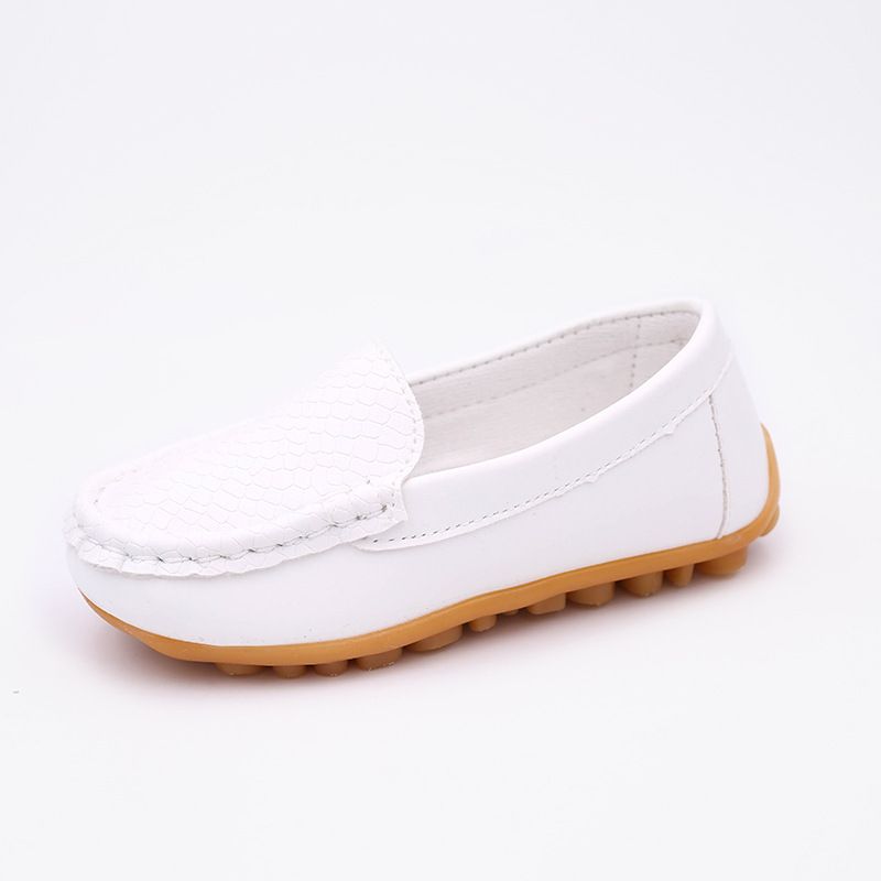 Loafer Kid Children's Macaron Colored Soft Soled Bean Shoes Unisex Casual Versatile Walking Shoes for Boys and Girls