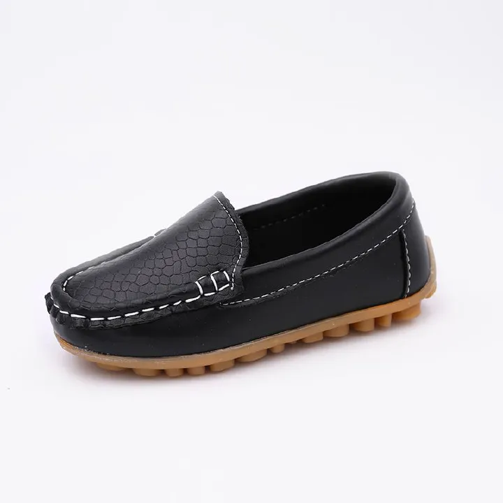 Loafer Kid Children's Macaron Colored Soft Soled Bean Shoes Unisex Casual Versatile Walking Shoes for Boys and Girls