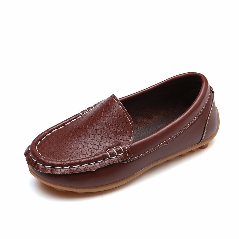 Loafer Kid Children's Macaron Colored Soft Soled Bean Shoes Unisex Casual Versatile Walking Shoes for Boys and Girls