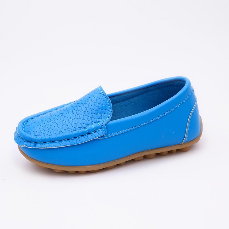 Loafer Kid Children's Macaron Colored Soft Soled Bean Shoes Unisex Casual Versatile Walking Shoes for Boys and Girls