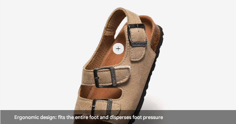 Sandal Boy Sandal Girl Sandal Shoe Spring Summer Children's Boys Girls' Cork Sandals Trendy Beach Double Ring Sandals