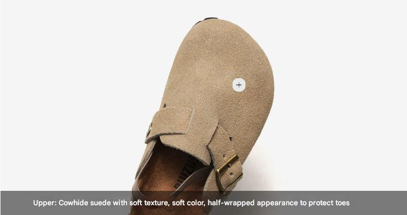 Sandal Boy Sandal Girl Sandal Shoe Autumn Winter Children's Cork Sandals Genuine Leather Boys' Beach Slippers Girls' Frosted Leather Sandals
