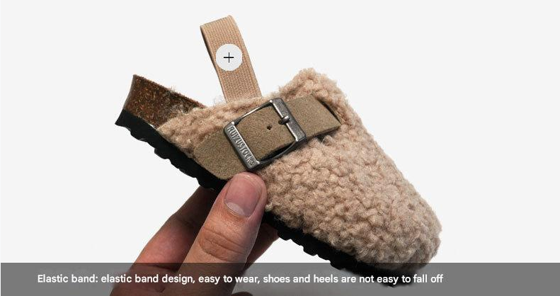 Sandal Boy Sandal Girl Sandal Shoe New Autumn Winter Children's Cork Slippers Boys Girls Outerwear Suede Warm Sandals