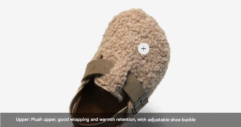 Sandal Boy Sandal Girl Sandal Shoe New Autumn Winter Children's Cork Slippers Boys Girls Outerwear Suede Warm Sandals