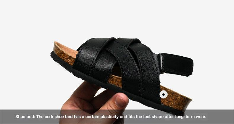 Sandal Boy Sandal Girl Sandal Shoe Spring Summer Children's Cork Sandals Student Boys' Shoes Baby Girl Beach Sandals