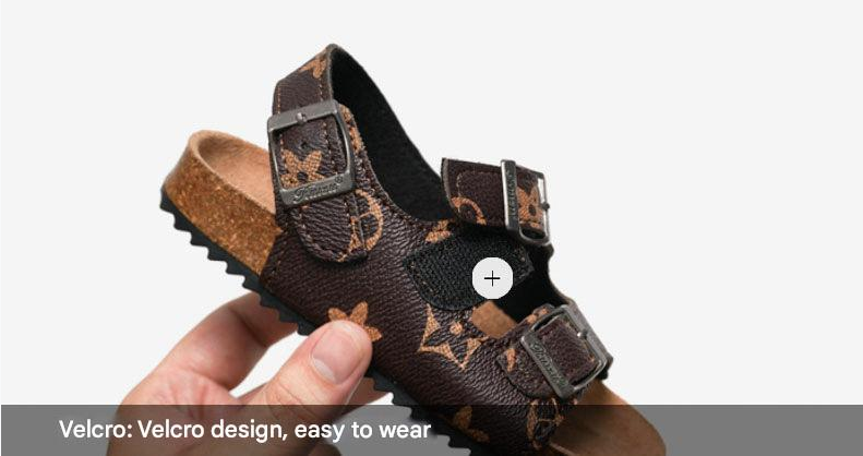 Sandal Boy Sandal Girl Sandal Shoe New Children's Cork Sandals Boys' Sandals Girls' Beach Shoes