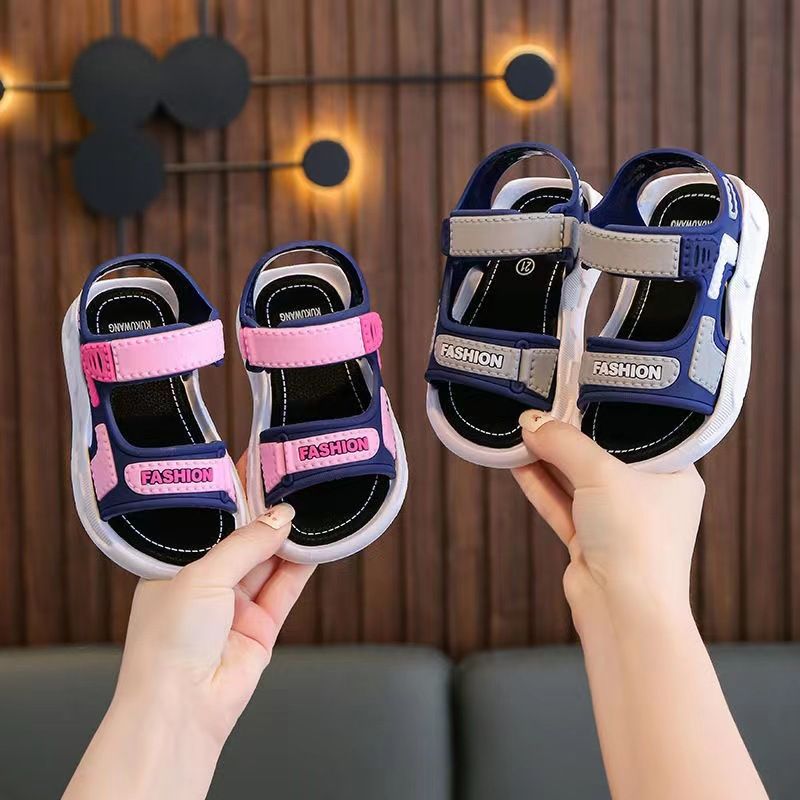 Sandal Boy Sandal Girl Sandal Shoe Children's Girls' Sandals New Soft Bottom Anti Slip Primary School Students Boy Baby Beach Sandals