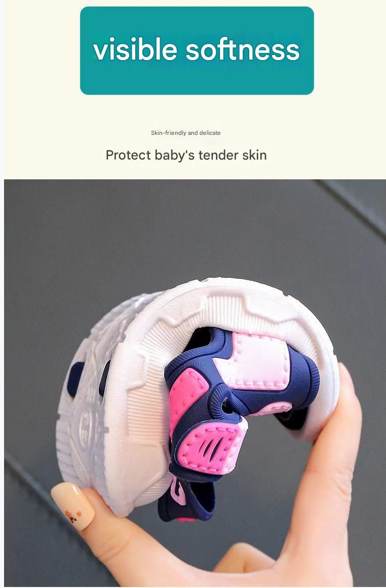 Sandal Boy Sandal Girl Sandal Shoe Children's Girls' Sandals New Soft Bottom Anti Slip Primary School Students Boy Baby Beach Sandals