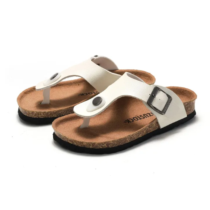 Girls' Sandals Flip Flops Spring Summer Children's Cork Slippers Trendy Boys' Birkenstock Shoes
